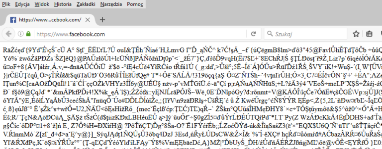 Facebook nie działa – problem kiedy zainstalowany jest Kaspersky Internet Security – wyświetla „śmietnik”.