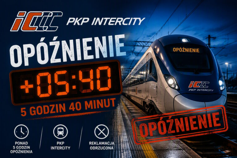 Reklamacja PKP Intercity za opóźniony pociąg. Czy naprawdę warto ją składać?